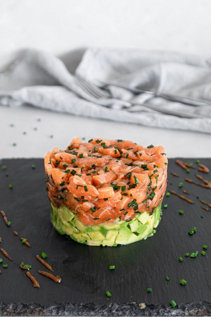 1.Tartar Salmon | Subarashi Sushi Casablanca