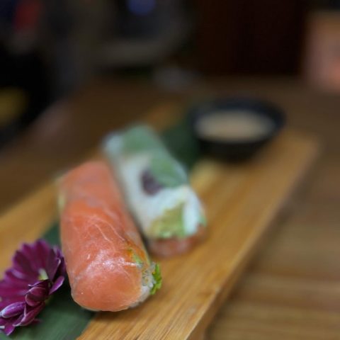 Nama Harumaki - Salmon Fresh Spring Rolls