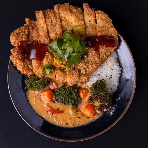 Katsu Curry with White Rice
