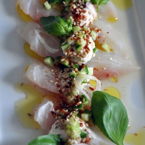 Carpaccio - Kinmedai (Alfonsino)  | 8pcs